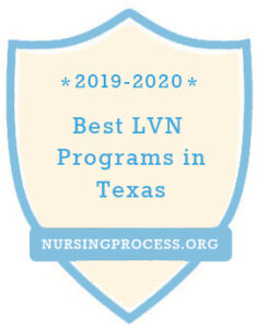 Logo for NursingProcess.org Best LVN Programs in Texas, 2019-2020
